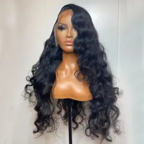 13*6 deep part Natural color Loose Wigs