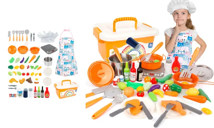 57 Piece Kids Cooking Set