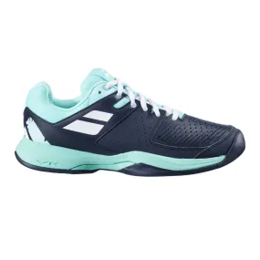 Babolat Pulsion All Court Kids & Women Black Lucite Green Handball Volleyball Tennis Shoes