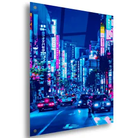 Bright City (Tokyo, Japan) Acrylic Wall Art