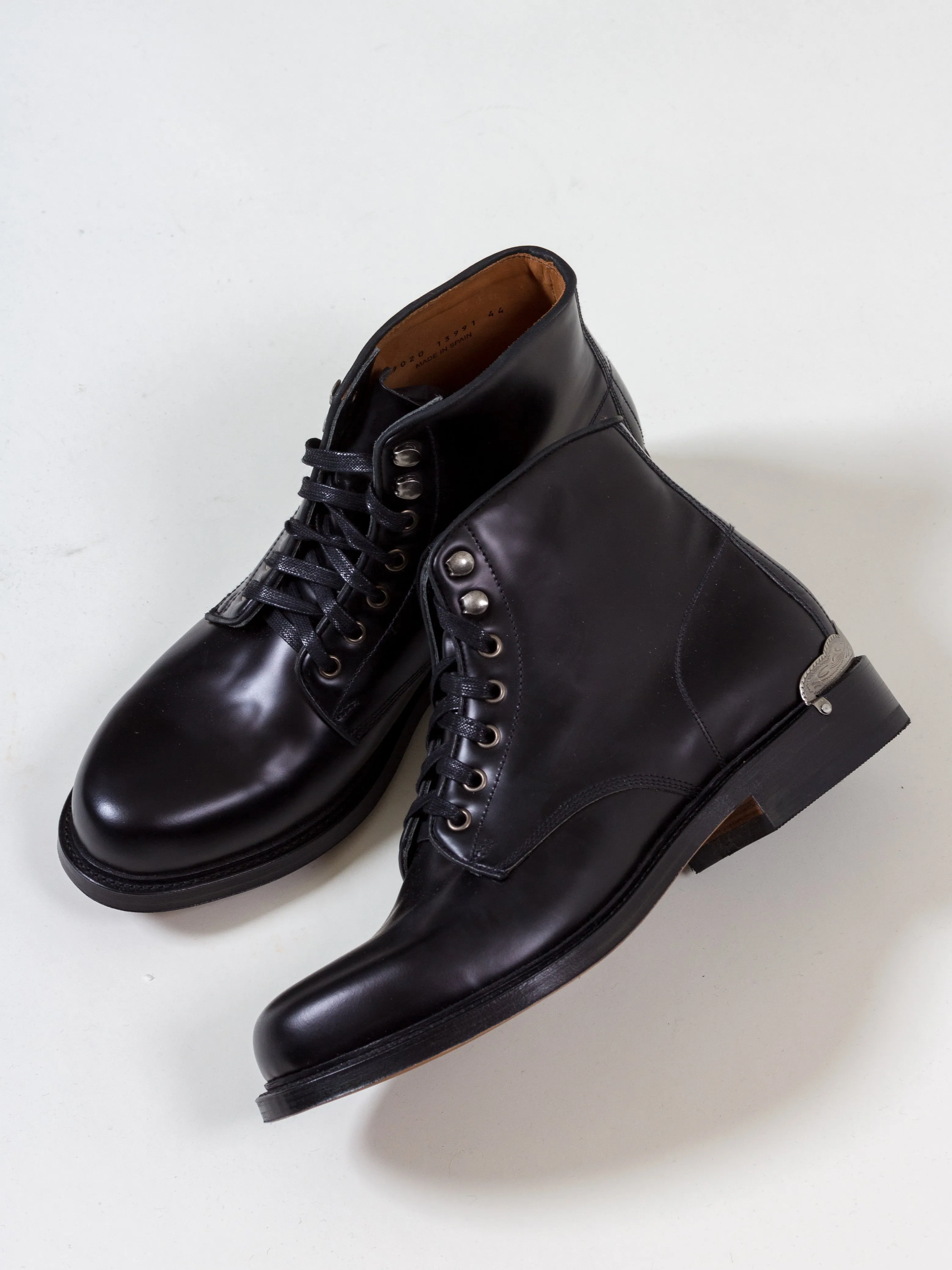 Bright Shoemakers, Military Boot, Black Highshine