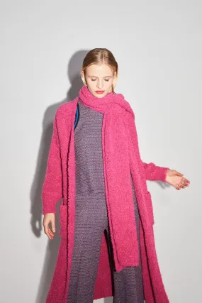 Imprevu Pink Bouclette Scarf