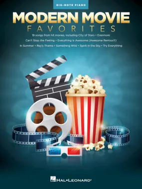 Modern Movie Favorites (Big Note Piano)