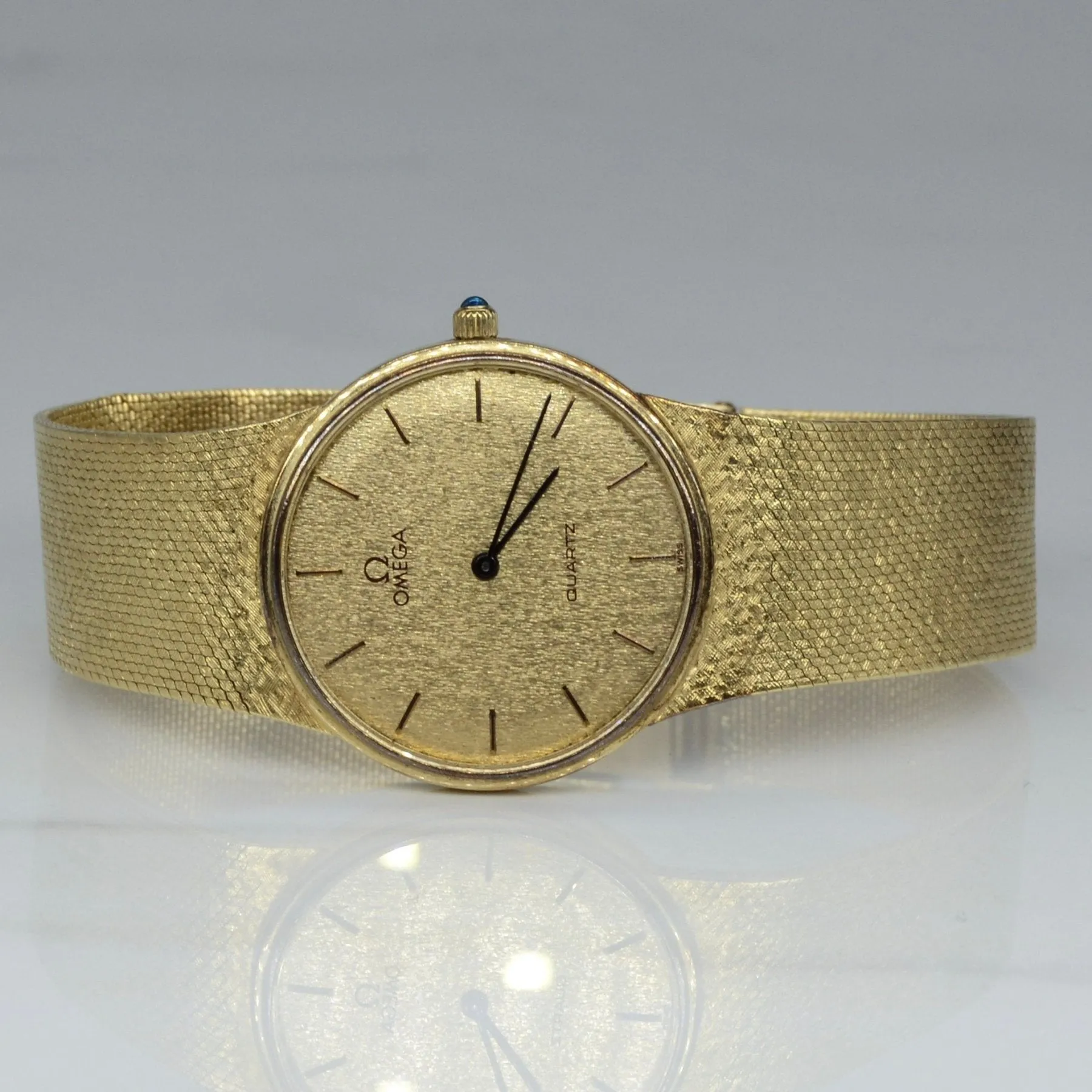 'Omega' Solid Gold Watch | 7" |