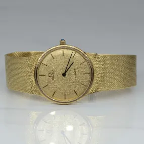 'Omega' Solid Gold Watch | 7" |