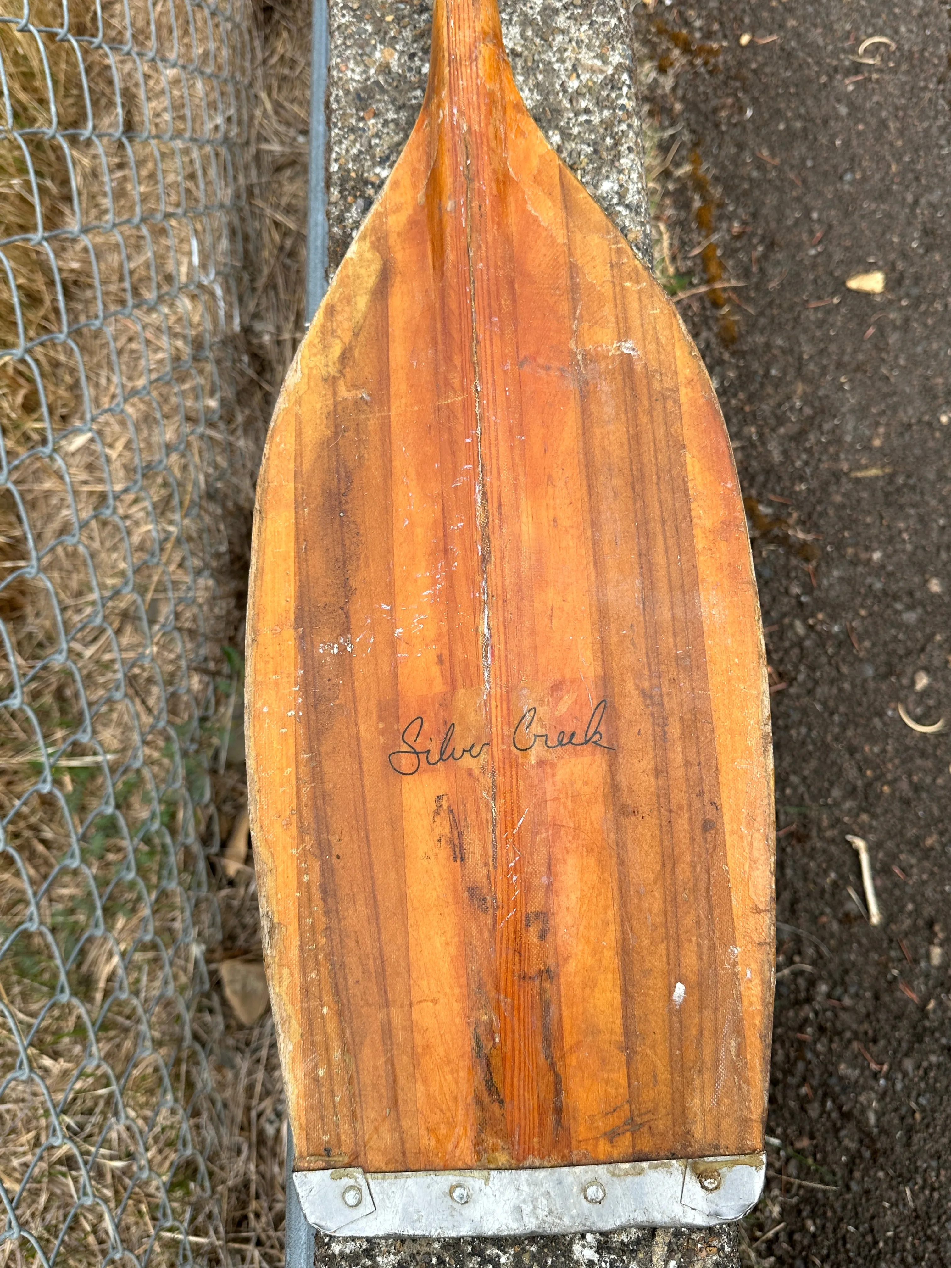 Vintage Silver Creek Kayak Paddle